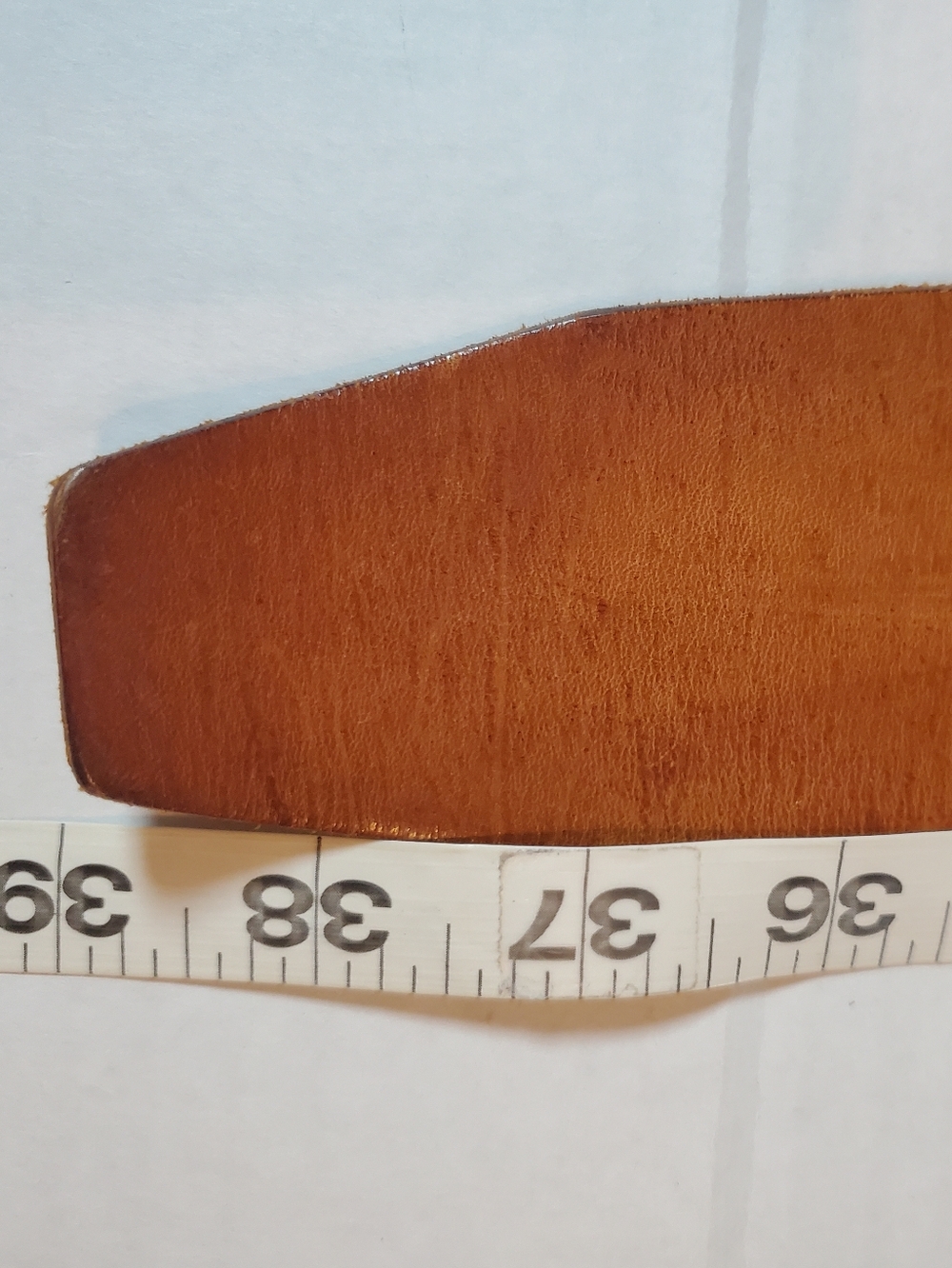 Linea Pelle Genuine Leather Women's Wide Braided Belt Boho Size Medium Brown - Picture 8 of 9